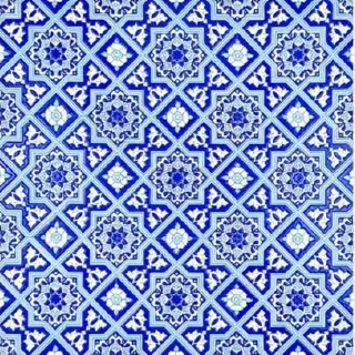 Souk Lantern Moroccan-inspired glazed ceramic tile pattern