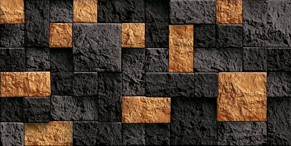 Volcano Gold 3D Outdoor Wall Tile