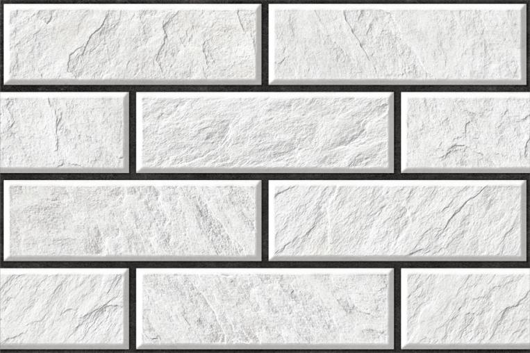 Glacier White 3D Outdoor Wall Tile