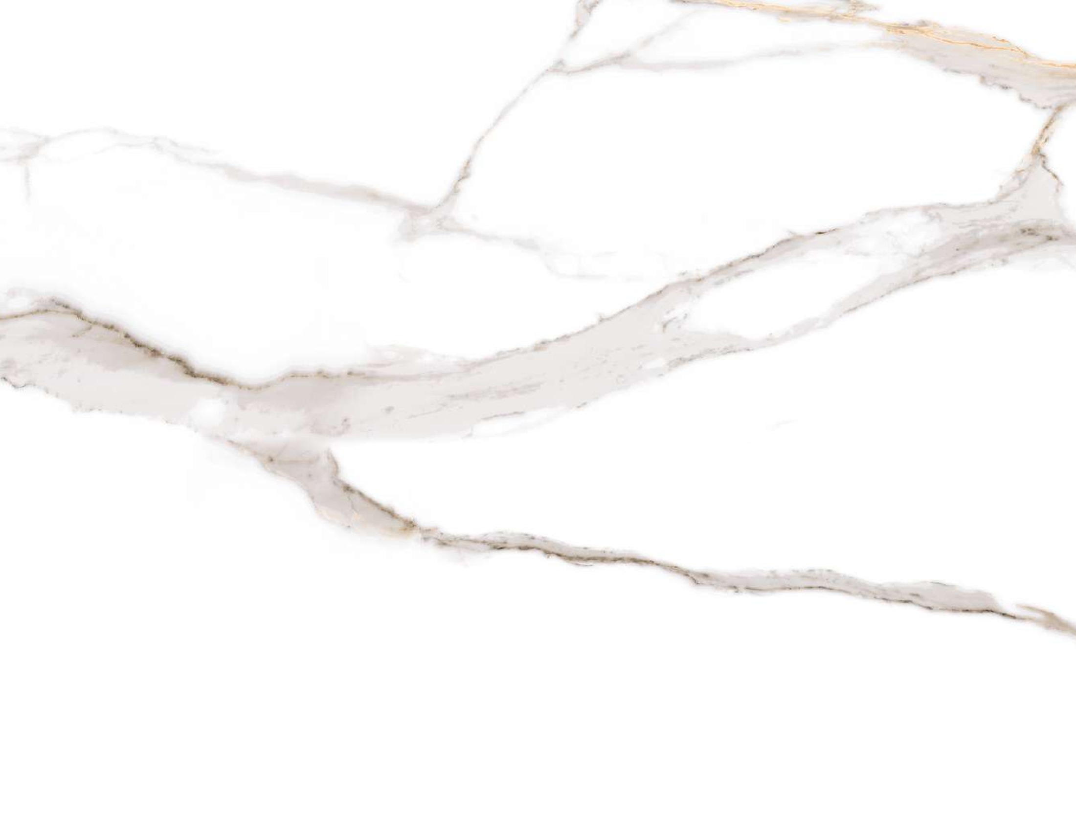Statuario Gold 15mm porcelain slab face