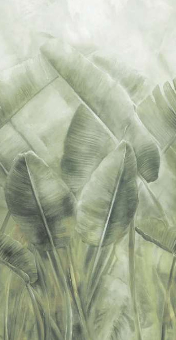 Leaf Carve Decor porcelain slab, 120x240cm 9mm