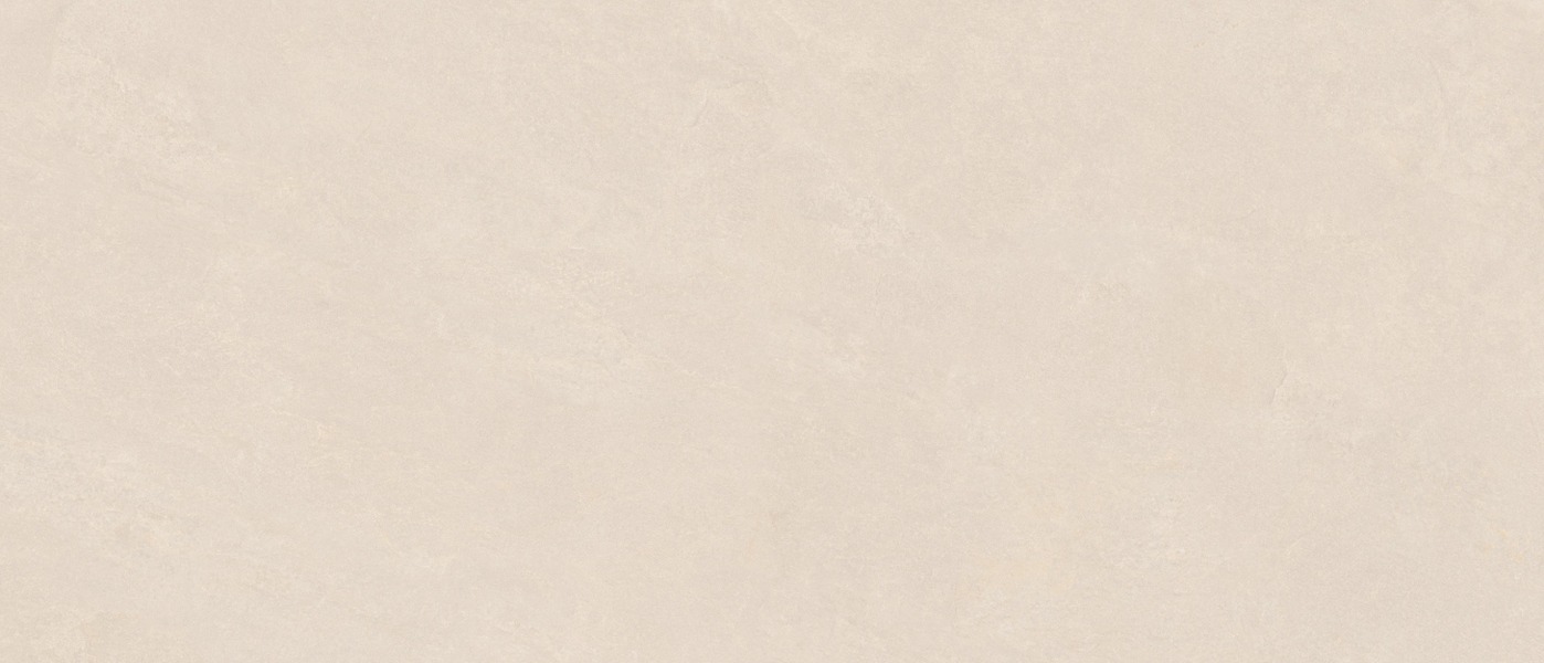 Alaska White Stone porcelain slab surface, a very pale cream-white ground, almost plain