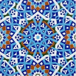 Chefchaouen Blue — Moroccan-Inspired Ceramic Decor Tile – image 1