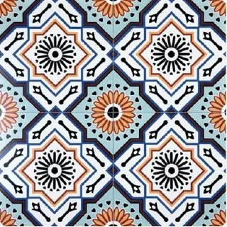 Desert Sun — Moroccan-Inspired Ceramic Decor Tile