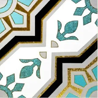 Ink Lattice — Moroccan-Inspired Ceramic Decor Tile